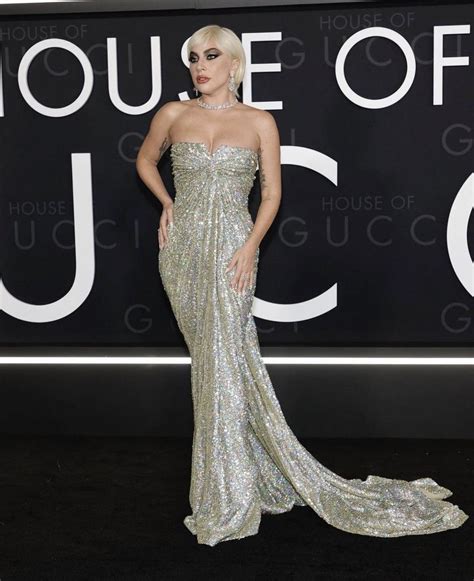 lady gaga in gucci dress|lady gaga dresses.